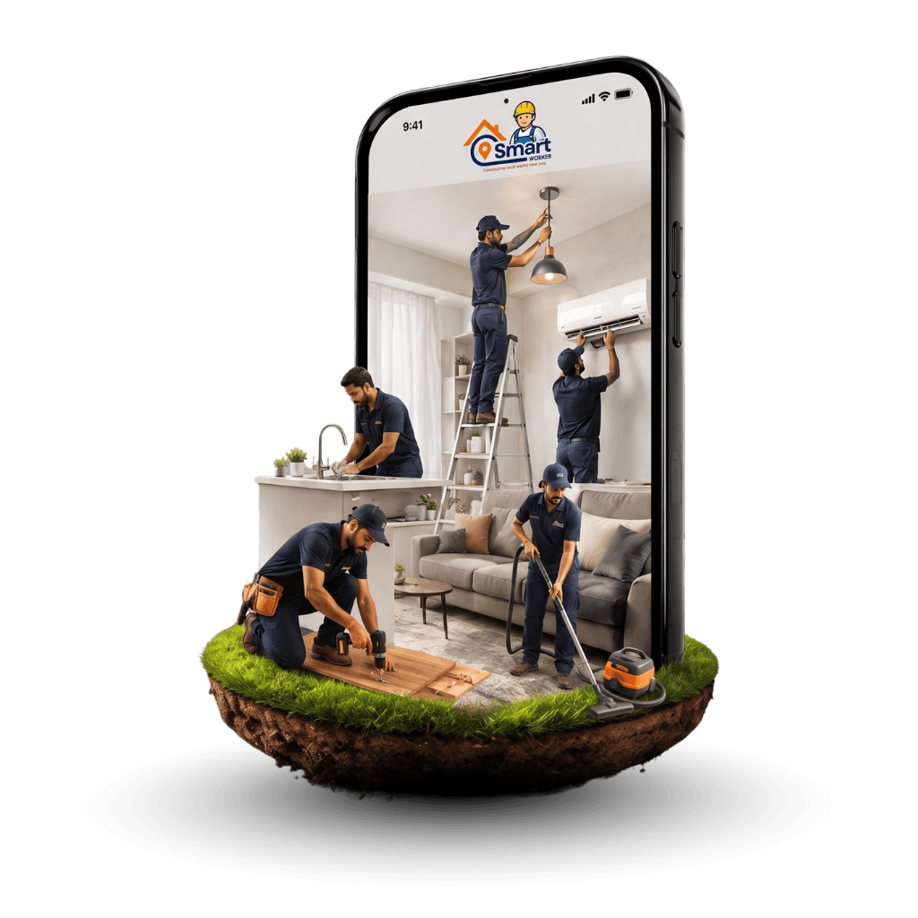 SmartWorker app connecting skilled professionals